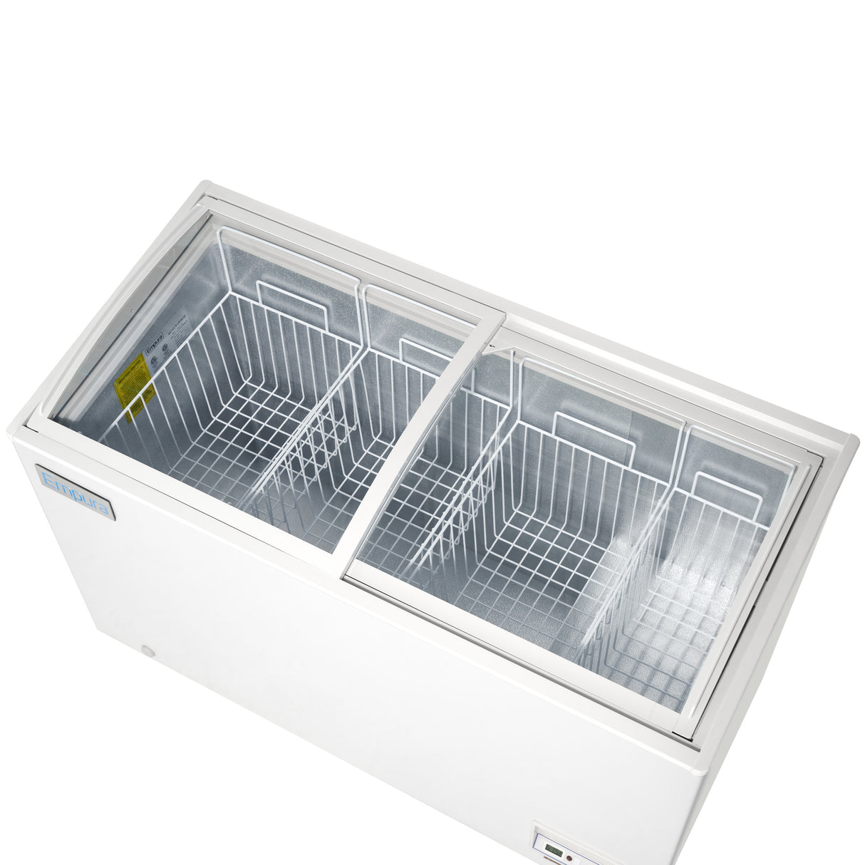 Empura Refrigeration E-CFCG-12 Oblique Curved Lid Chest Freezer 54.92"W X 25.75"D X 36.89"H