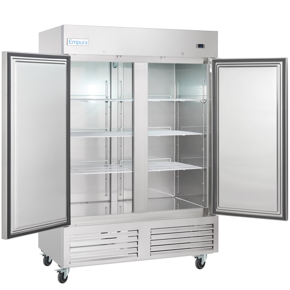Empura Refrigeration E-KB54F Reach-In Freezer 53.9"W X 32.7"D X 82.3"H 41.6 Cu. Ft. Capacity