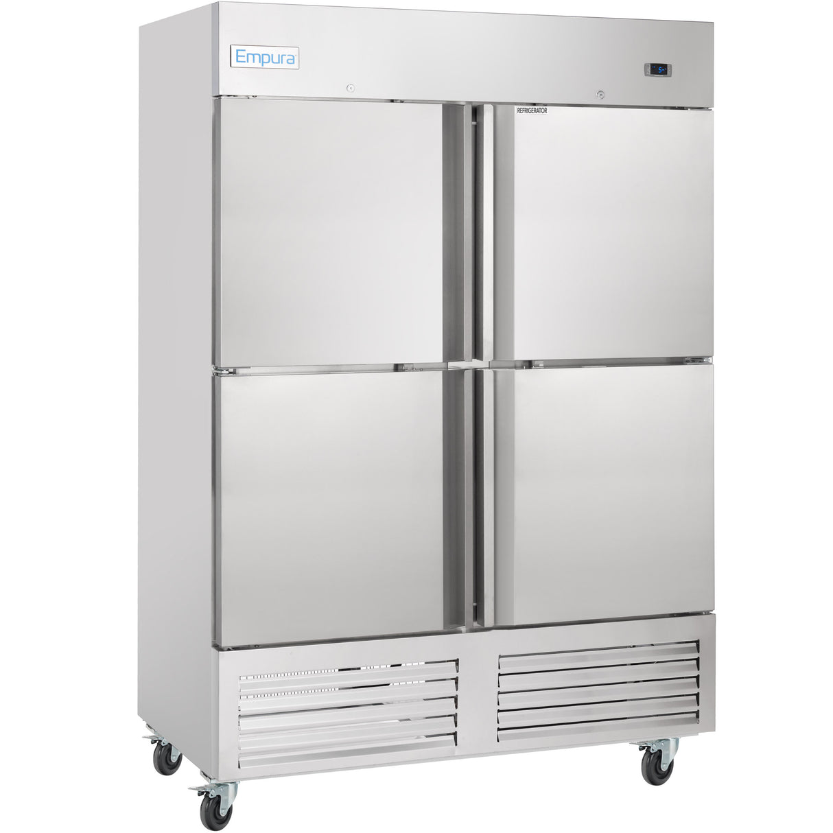 Empura Refrigeration E-KB54RH Reach-In Refrigerator 53-15/16"W X 32-11/16"D X 82-5/16"H 49 Cu. Ft. Capacity
