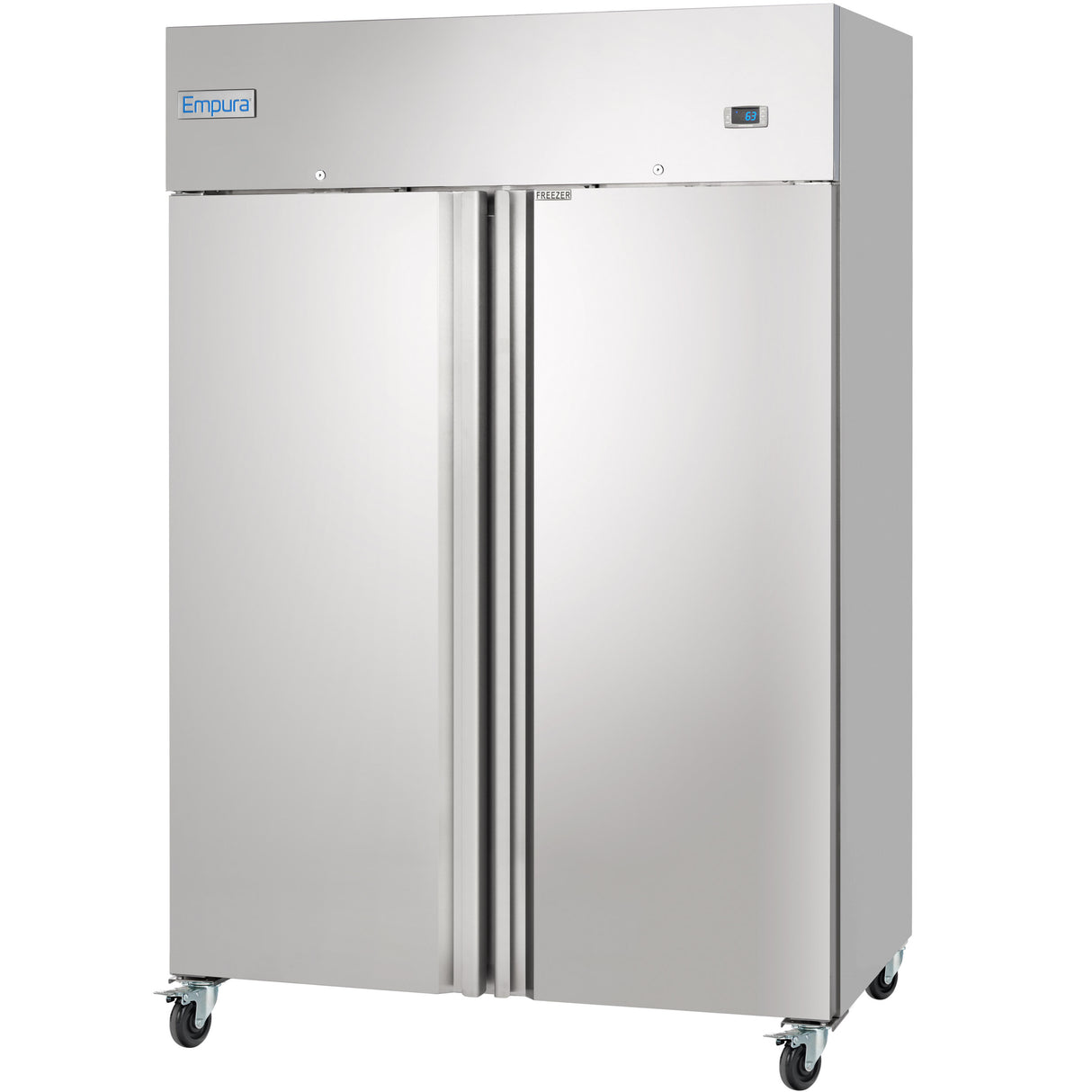 Empura Refrigeration E-KB56TF Reach-In Freezer 2 Swing Solid Doors 53.9"W X 32.7"D X 82.3"H