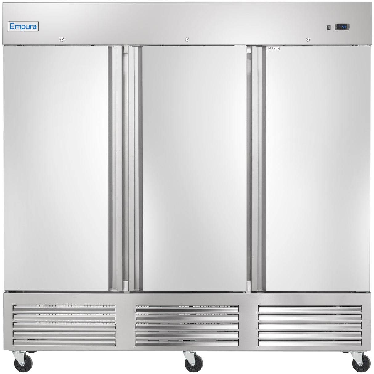 Empura Refrigeration E-KB81F Reach-In Freezer 81"W X 32.7"D X 82.3"H 66 Cu. Ft. Capacity