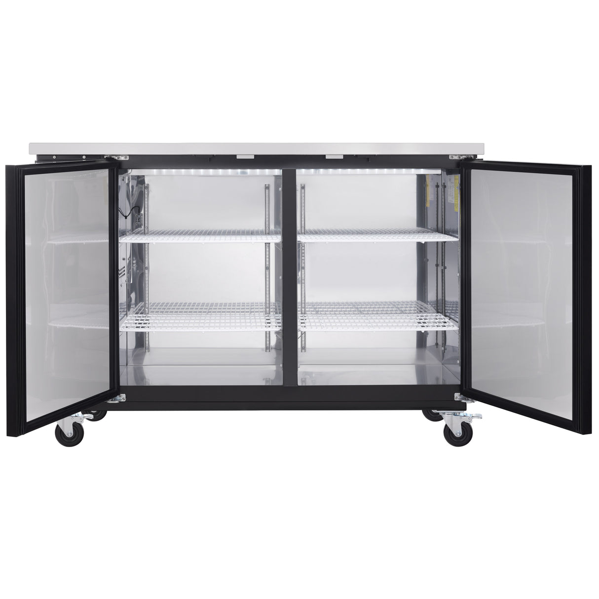 Empura Refrigeration E-KBB60-2-24 Back Bar Cooler 2 Swing Solid Doors 61"W X 24 7/16"D X 41 3/4"H