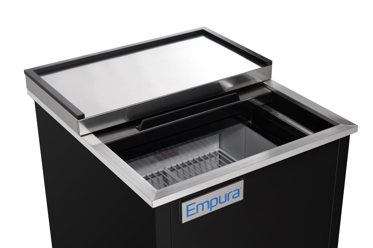 Empura Refrigeration E-KBGF24 Glass Froster 24"W X 27 1/16"D X 34 7/8"H 2 Shelves And Bottom Rack Standard