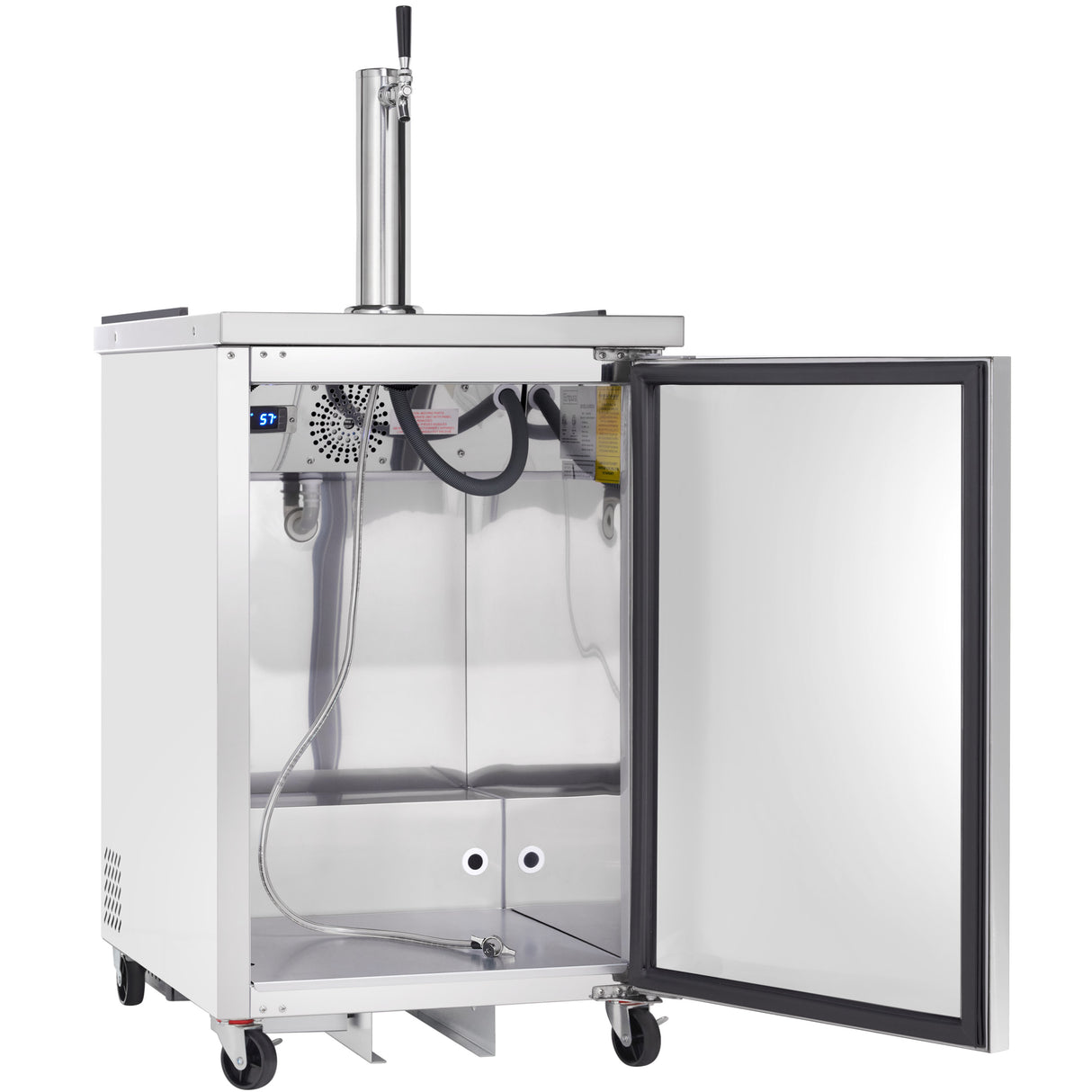Empura Refrigeration E-KDD1-S Direct Draw Beer Dispenser 24.1"W X 29.9"D X 38.7"H 8.1 Cu. Ft. Capacity