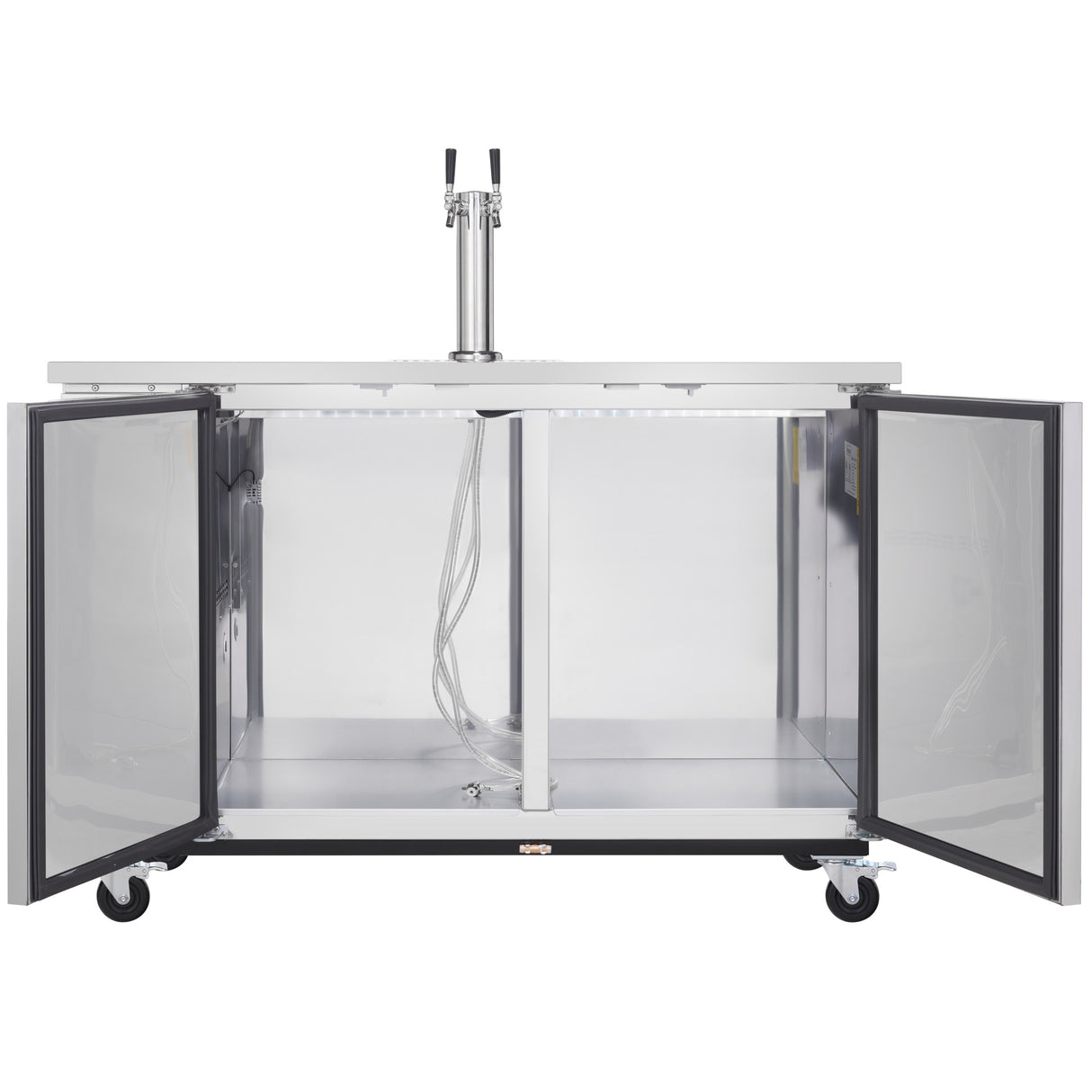 Empura Refrigeration E-KDD3-1-S Direct Draw Beer Dispenser 61.1"W X 24.41"D X 41.9"H 16.6 Cu. Ft. Capacity