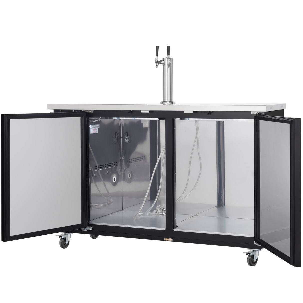 Empura Refrigeration E-KDD3-1 Direct Draw Beer Dispenser 61.1"W X 24.41"D X 41.9"H 16.6 Cu. Ft. Capacity