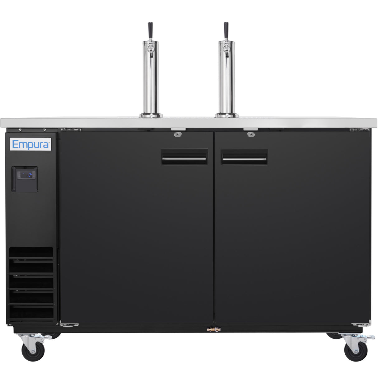 Empura Refrigeration E-KDD3-2 Direct Draw Beer Dispenser 61.1"W X 24.41"D X 41.9"H 16.6 Cu. Ft. Capacity