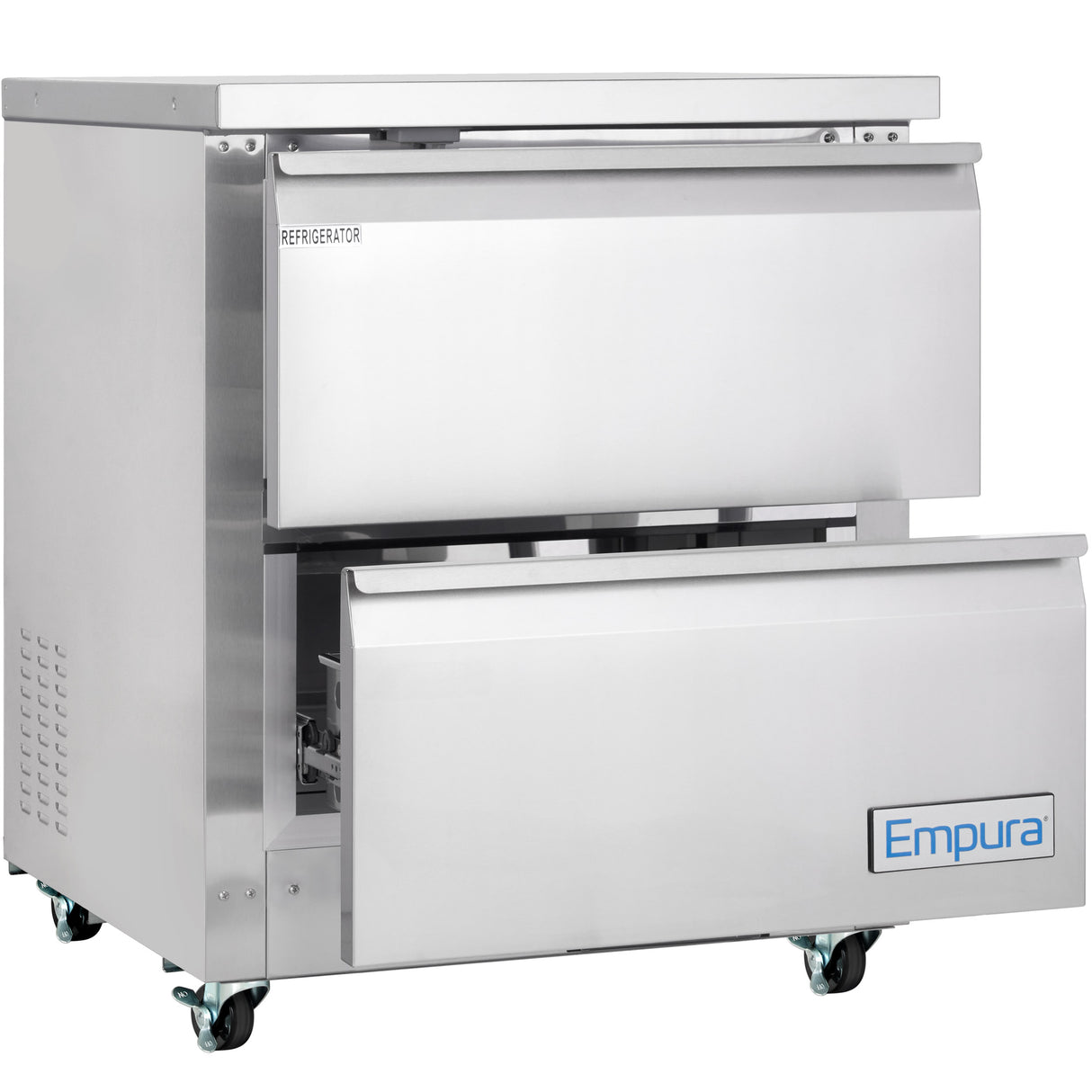 Empura Refrigeration E-KUC27-D2 Undercounter Reach-In Refrigerator 27.8"W X 29.9"D X 35.5"H