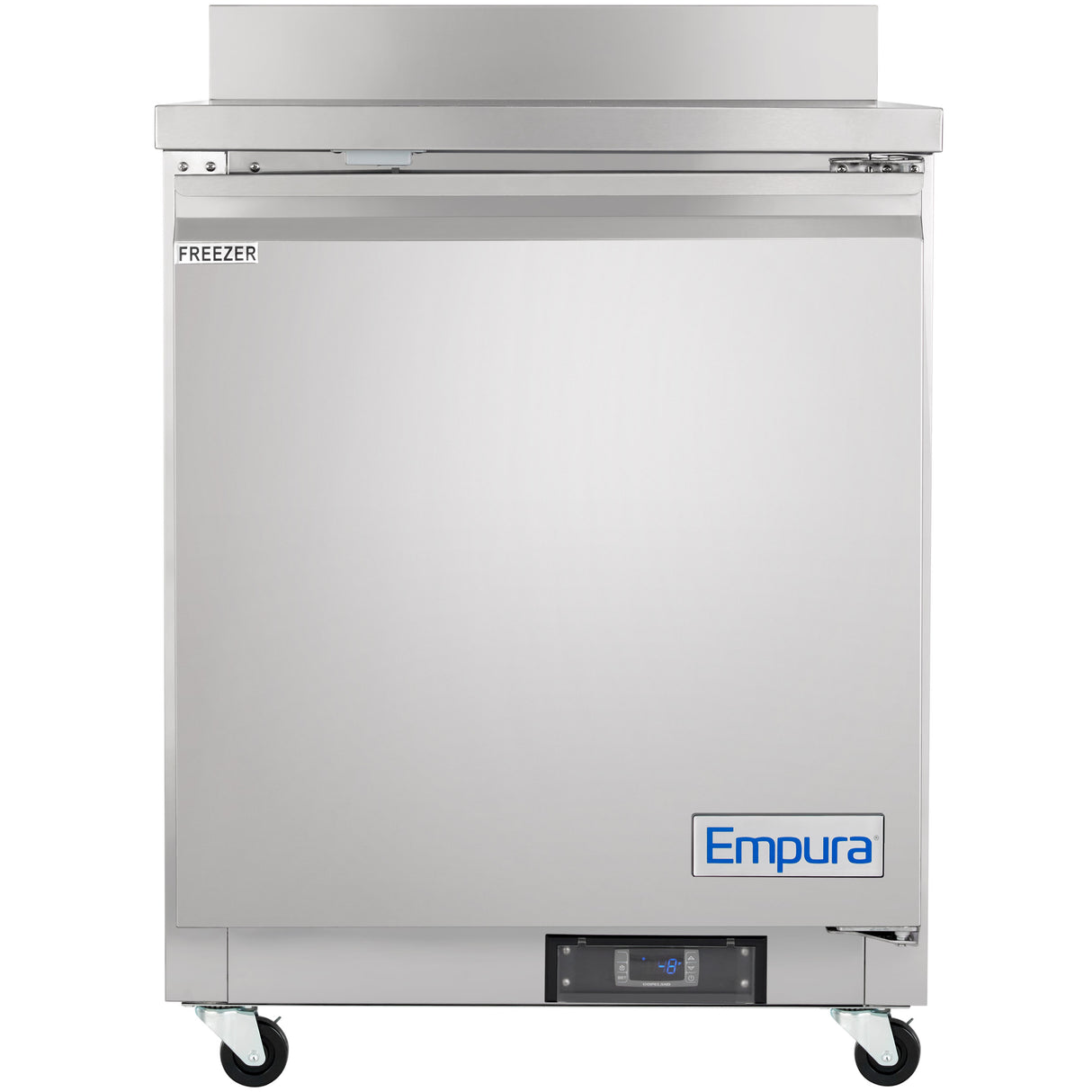 Empura Refrigeration E-KUC27FW Undercounter Reach-In Freezer Work Top 1 Swing Door Solid Door