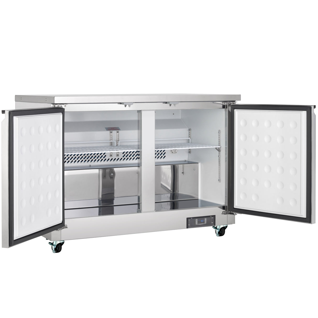 Empura Refrigeration E-KUC48F Undercounter Reach-In Freezer 48.2"W X 29.9"D X 35.5"H 10.1 Cu. Ft. Capacity