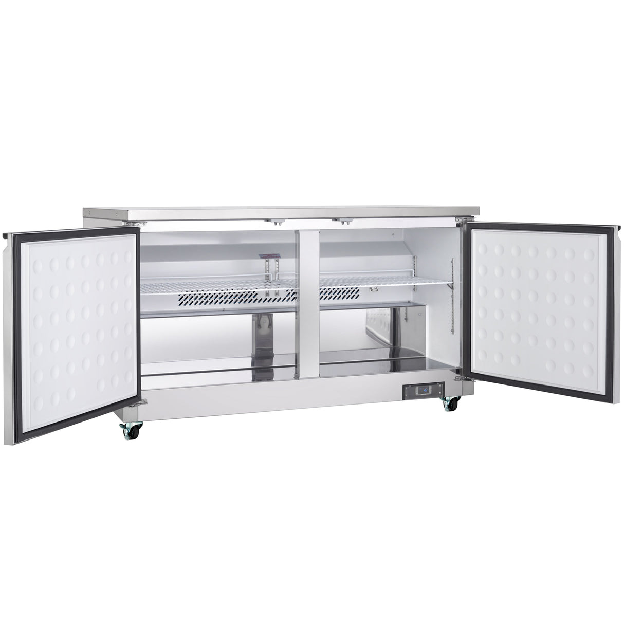 Empura Refrigeration E-KUC60F Undercounter Reach-In Freezer 61.2"W X 29.9"D X 35.5"H 13.2 Cu. Ft. Capacity