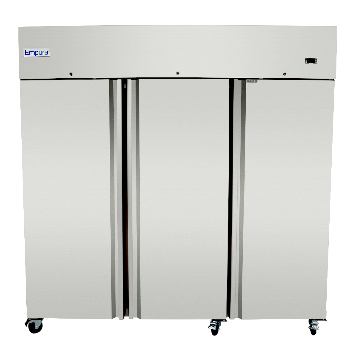 Empura Refrigeration E-KB82TF Reach-In Freezer 3 Swing Solid Doors 81"W X 32.7"D X 82.3"H