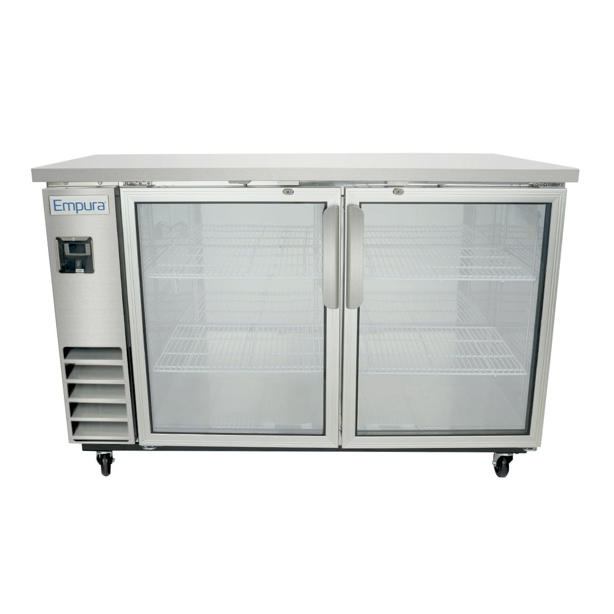 Empura Refrigeration E-KBB60-2G-24-S Back Bar Cooler 61.1"W X 24.4"D X 41.7"H 16.6 Cu. Ft. Capacity