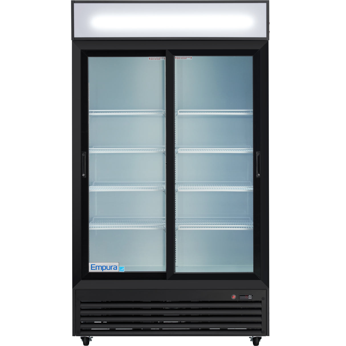 Empura Refrigeration ESM-36B Refrigerated Merchandiser 44.49"W X 27.56"D X 79.65"H 35 Cu. Ft. Capacity