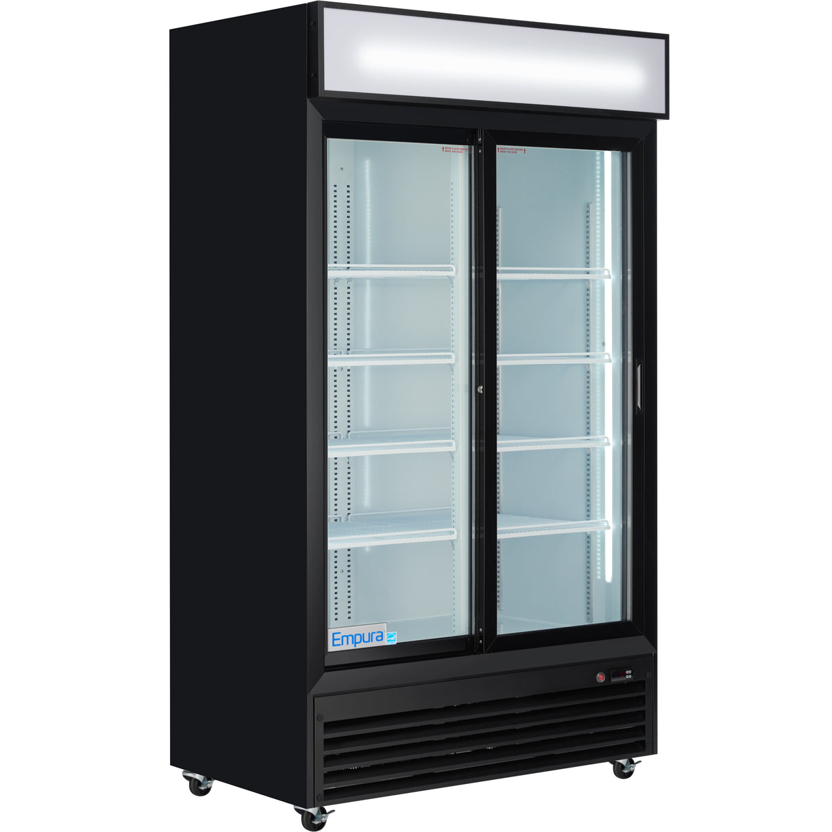 Empura Refrigeration EGM-36B Refrigerated Merchandiser 44.49"W X 28.35"D X 79.65"H 35 Cu. Ft. Capacity