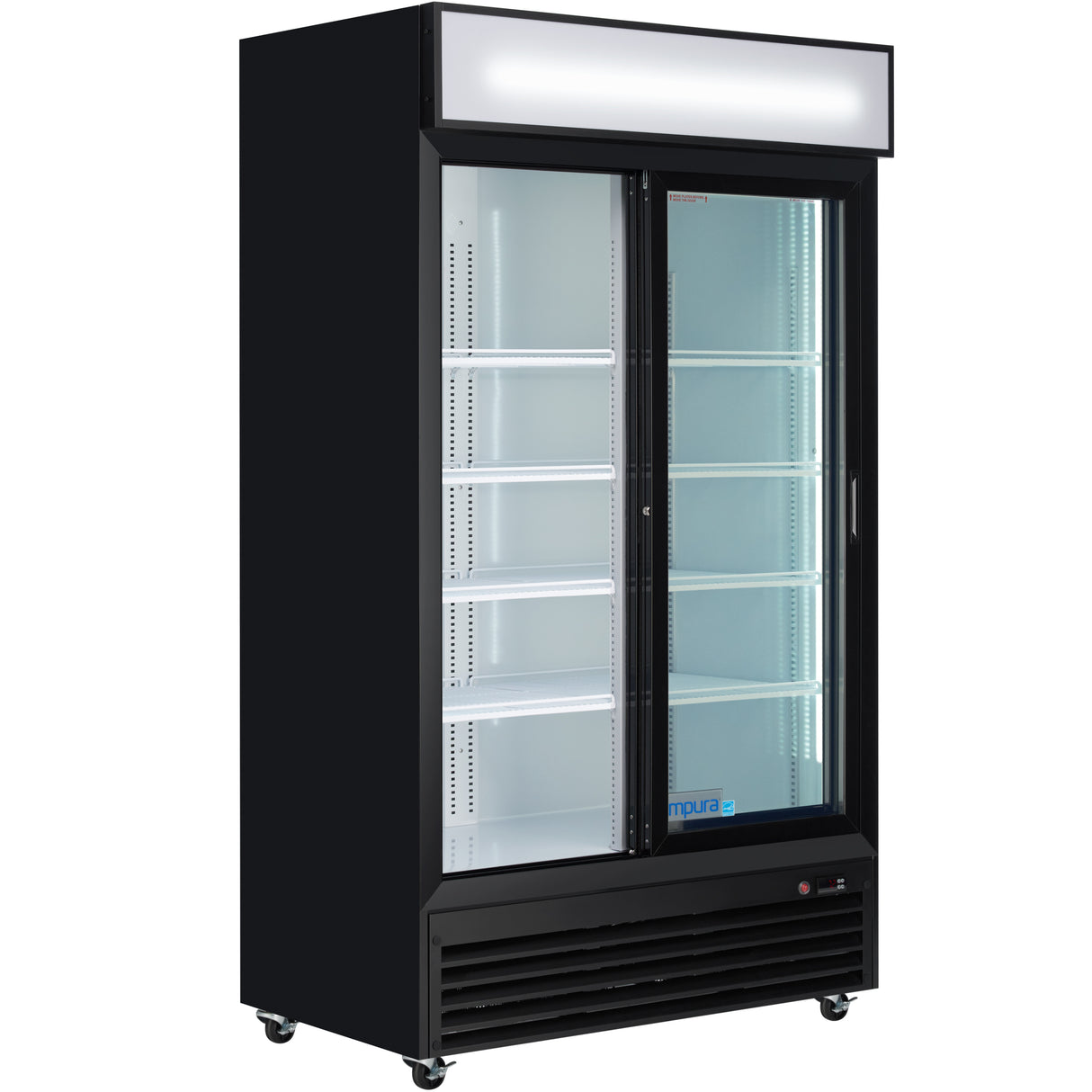 Empura Refrigeration EGM-36B Refrigerated Merchandiser 44.49"W X 28.35"D X 79.65"H 35 Cu. Ft. Capacity