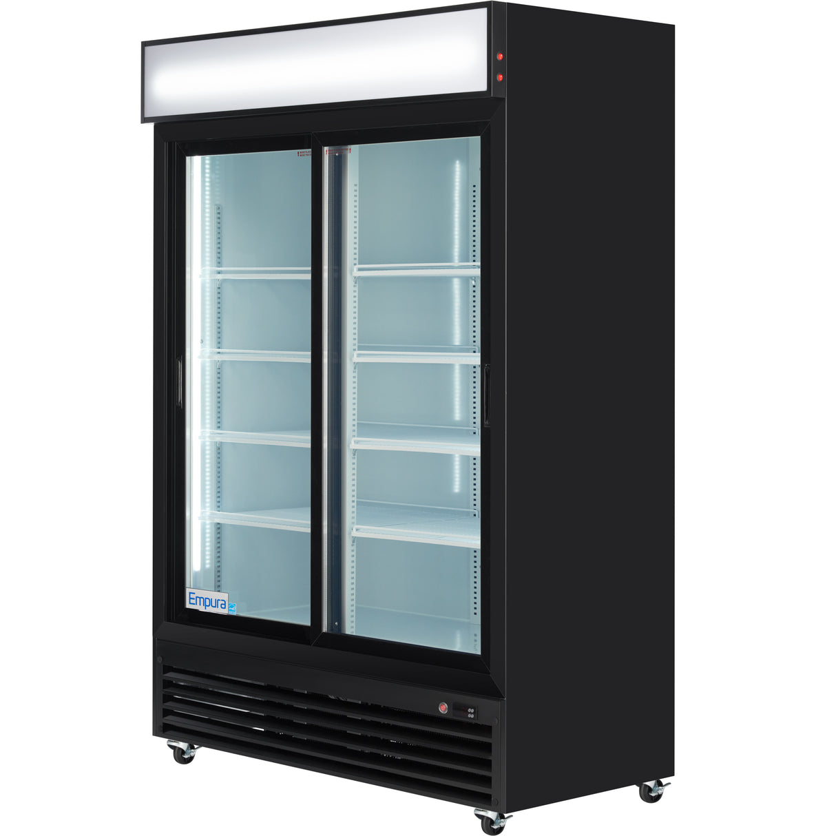 Empura Refrigeration ESM-42B Refrigerated Merchandiser 52.36"W X 27.56"D X 79.65"H 42 Cu. Ft. Capacity