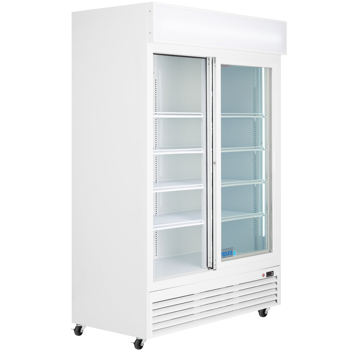 Empura Refrigeration ESM-42W Refrigerated Merchandiser 52.36"W X 27.56"D X 79.65"H 42 Cu. Ft. Capacity
