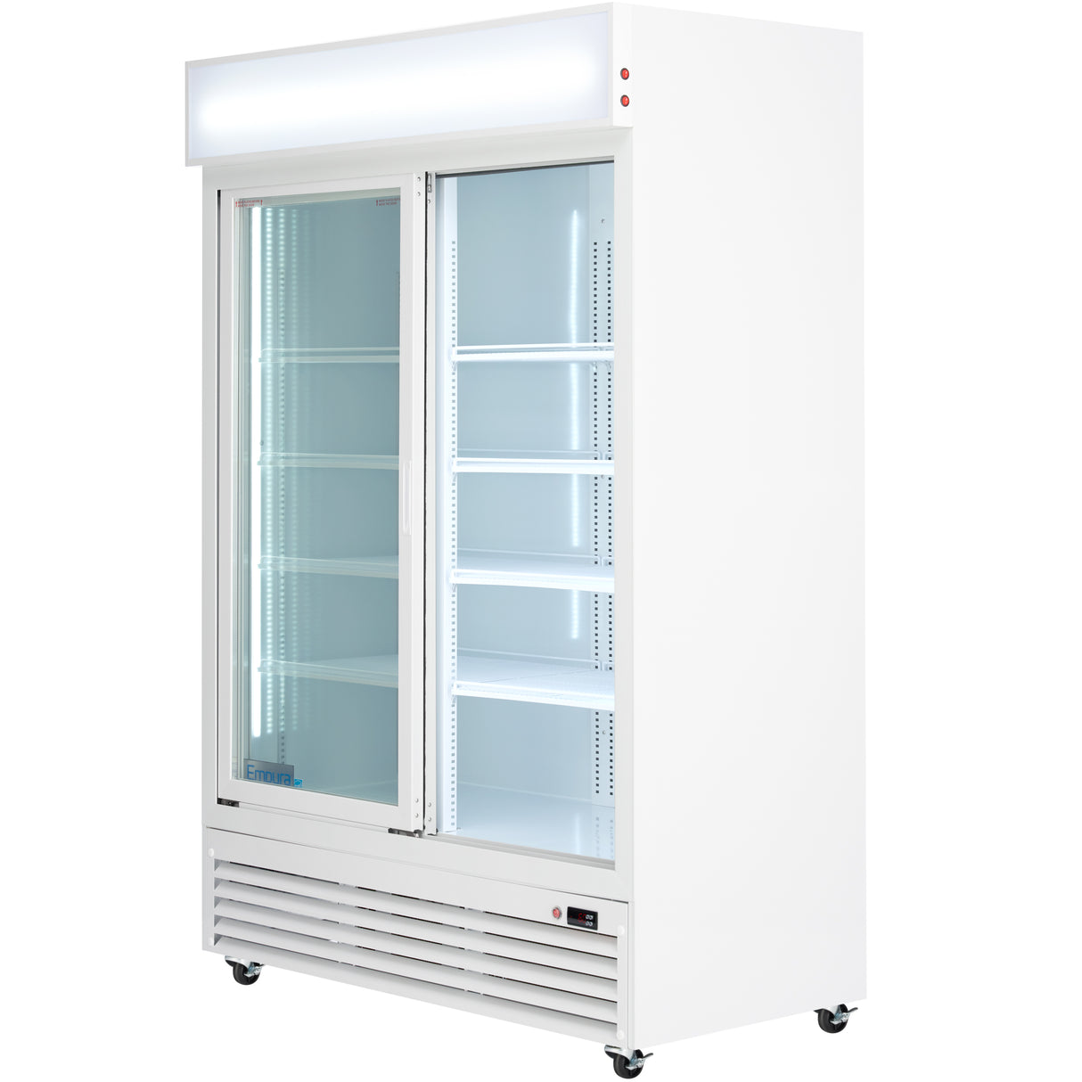 Empura Refrigeration ESM-42W Refrigerated Merchandiser 52.36"W X 27.56"D X 79.65"H 42 Cu. Ft. Capacity