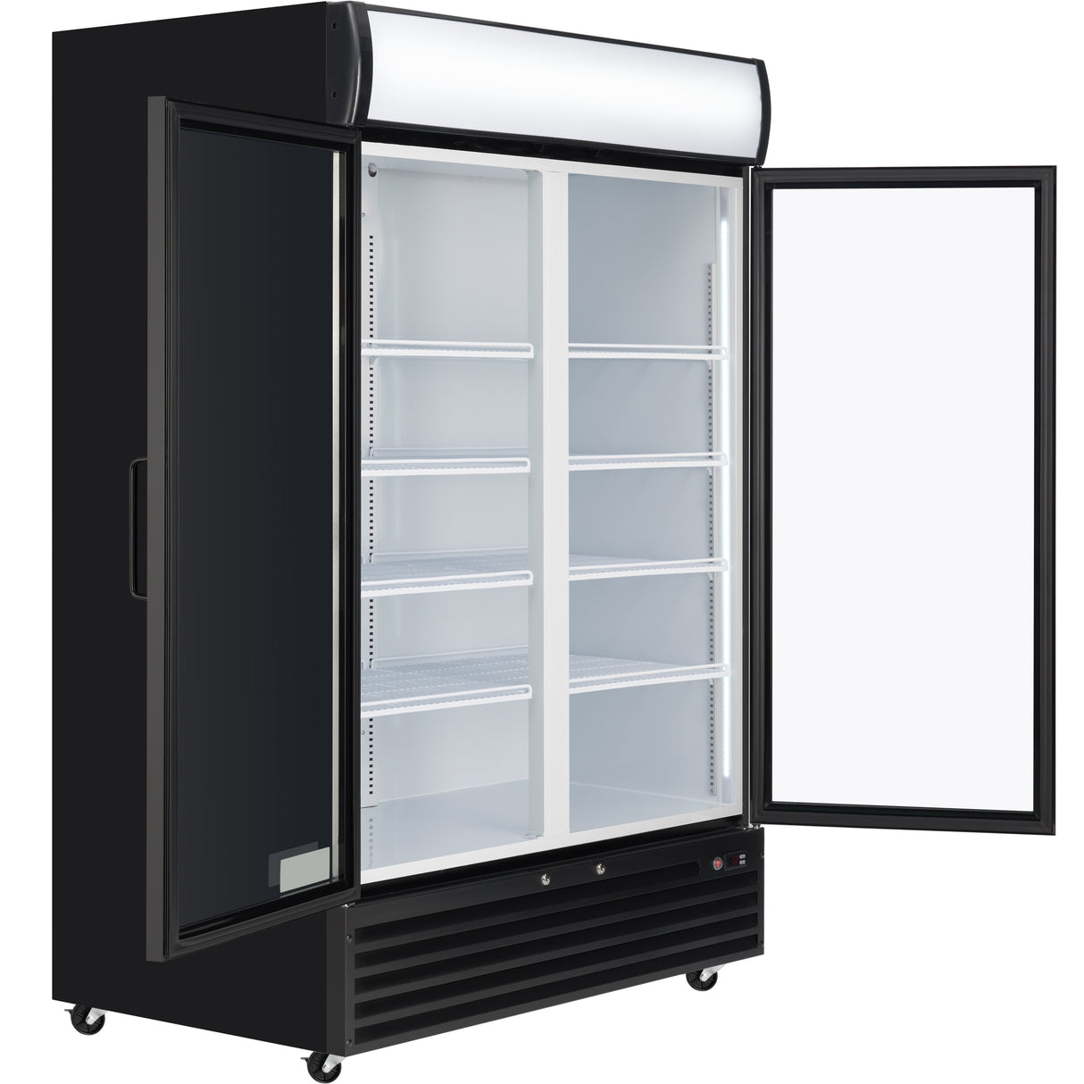 Empura Refrigeration EGM-50B Refrigerated Merchandiser 52.36"W X 32.28"D X 79.65"H 48 Cu. Ft. Capacity