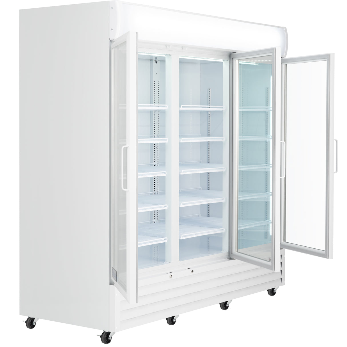 Empura Refrigeration EGM-75W Refrigerated Merchandiser 78.15"W X 32.28"D X 81.02"H 66.6 Cu. Ft. Capacity