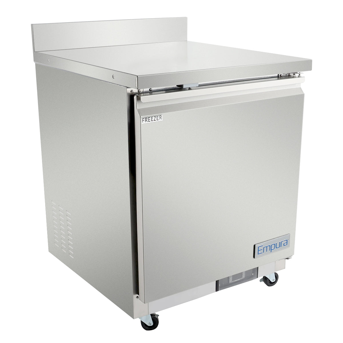 Empura Refrigeration E-KUC27FW Undercounter Reach-In Freezer Work Top 1 Swing Door Solid Door