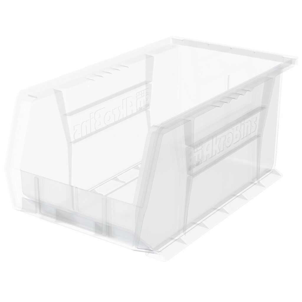 Metro MB30240CLSH SmartWall Supply Bins Stacking 14-3/4" X 8-1/4" X 7" (375 X 210 X 178mm) Clear