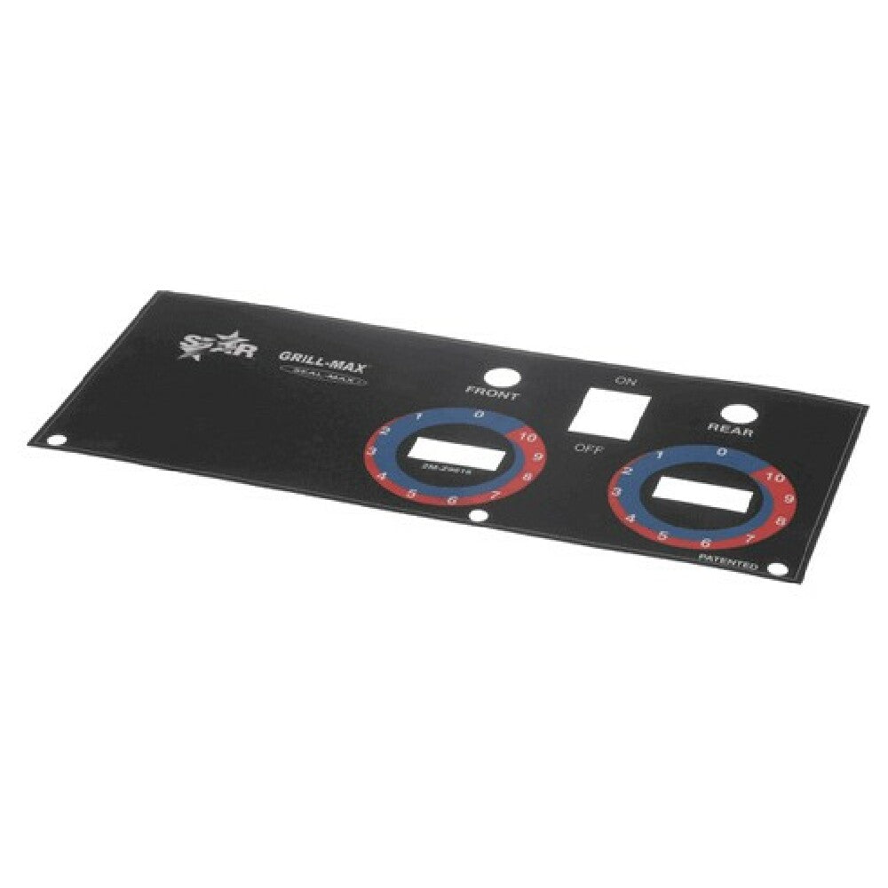 Star Mfg 2MZ9616 Cntrlpnl Lbl 50/75cbd/hd