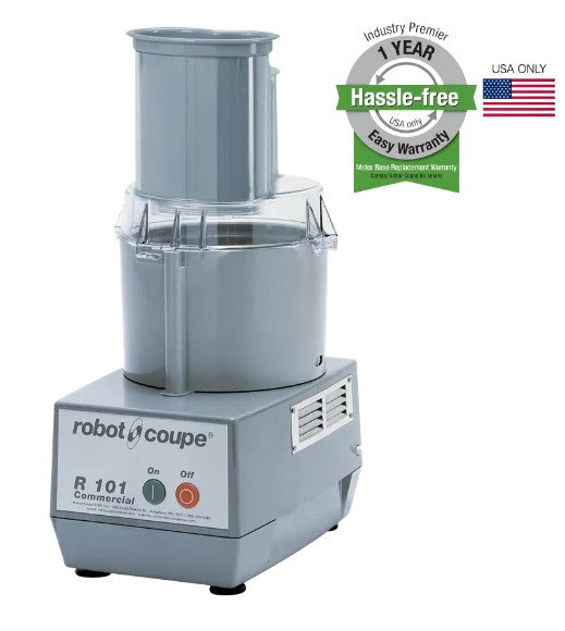 Robot Coupe R101P Combination Food Processor 1.9 Liter Gray Polycarbonate Bowl