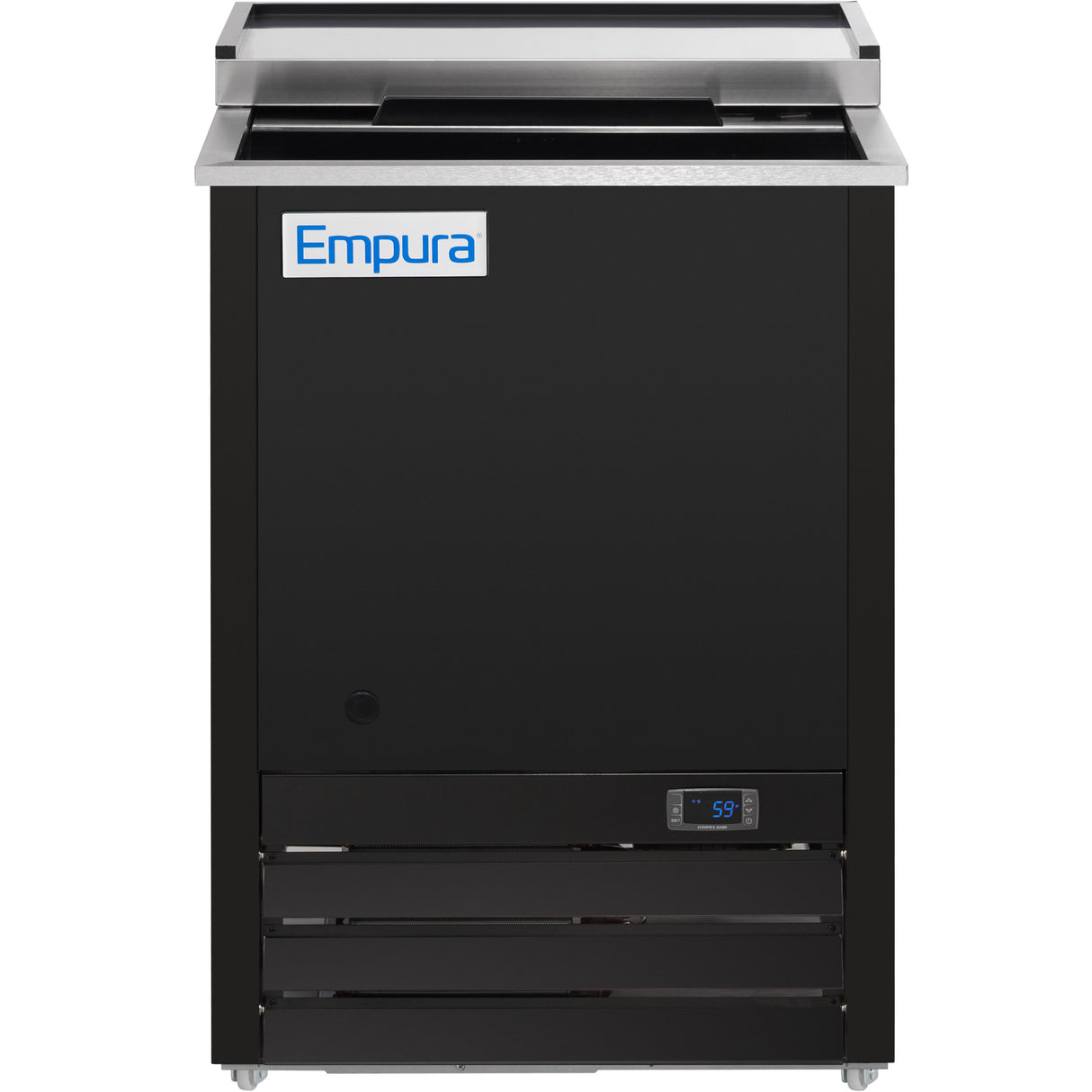 Empura Refrigeration E-KBGF24 Glass Froster 24"W X 27 1/16"D X 34 7/8"H 2 Shelves And Bottom Rack Standard