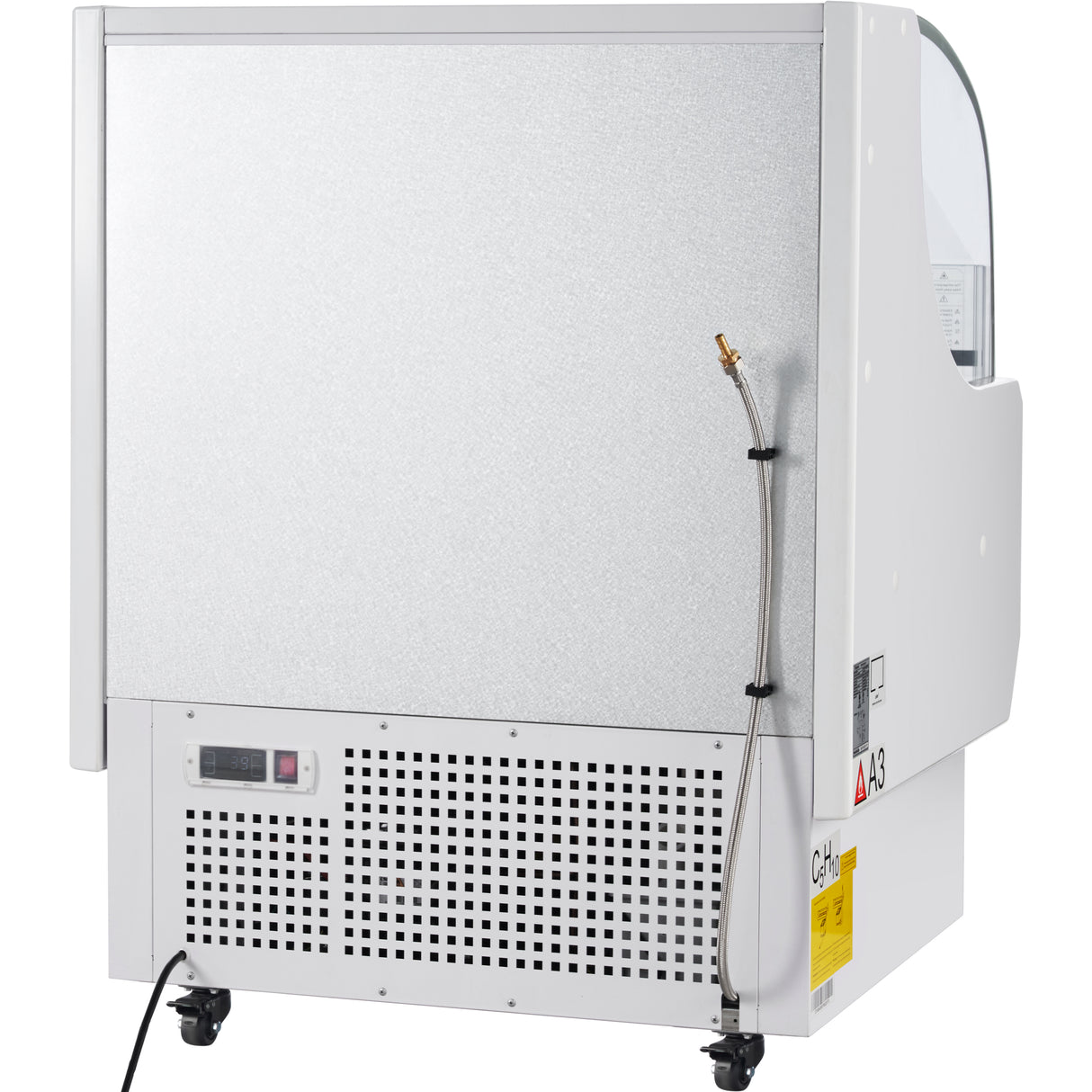 Empura Refrigeration E-HACMR-36W Horizontal Air Curtain Merchandiser 35.4"W X 33.3"D X 46"H 7.5 Cu. Ft. Capacity