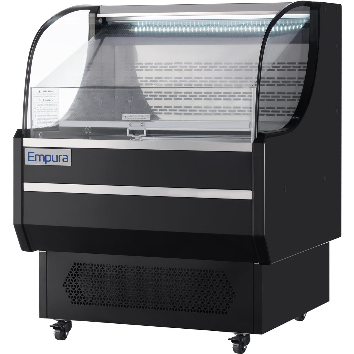 Empura Refrigeration E-RCDC-35B Refrigerated Display Case Countertop 34.6"W X 22.4"D X 27"H