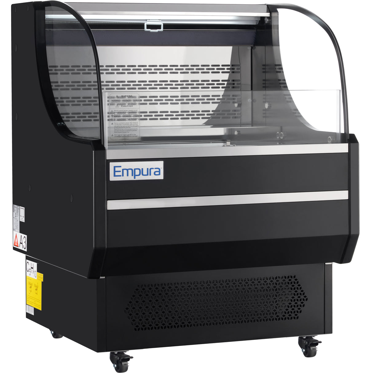 Empura Refrigeration E-RCDC-35B Refrigerated Display Case Countertop 34.6"W X 22.4"D X 27"H