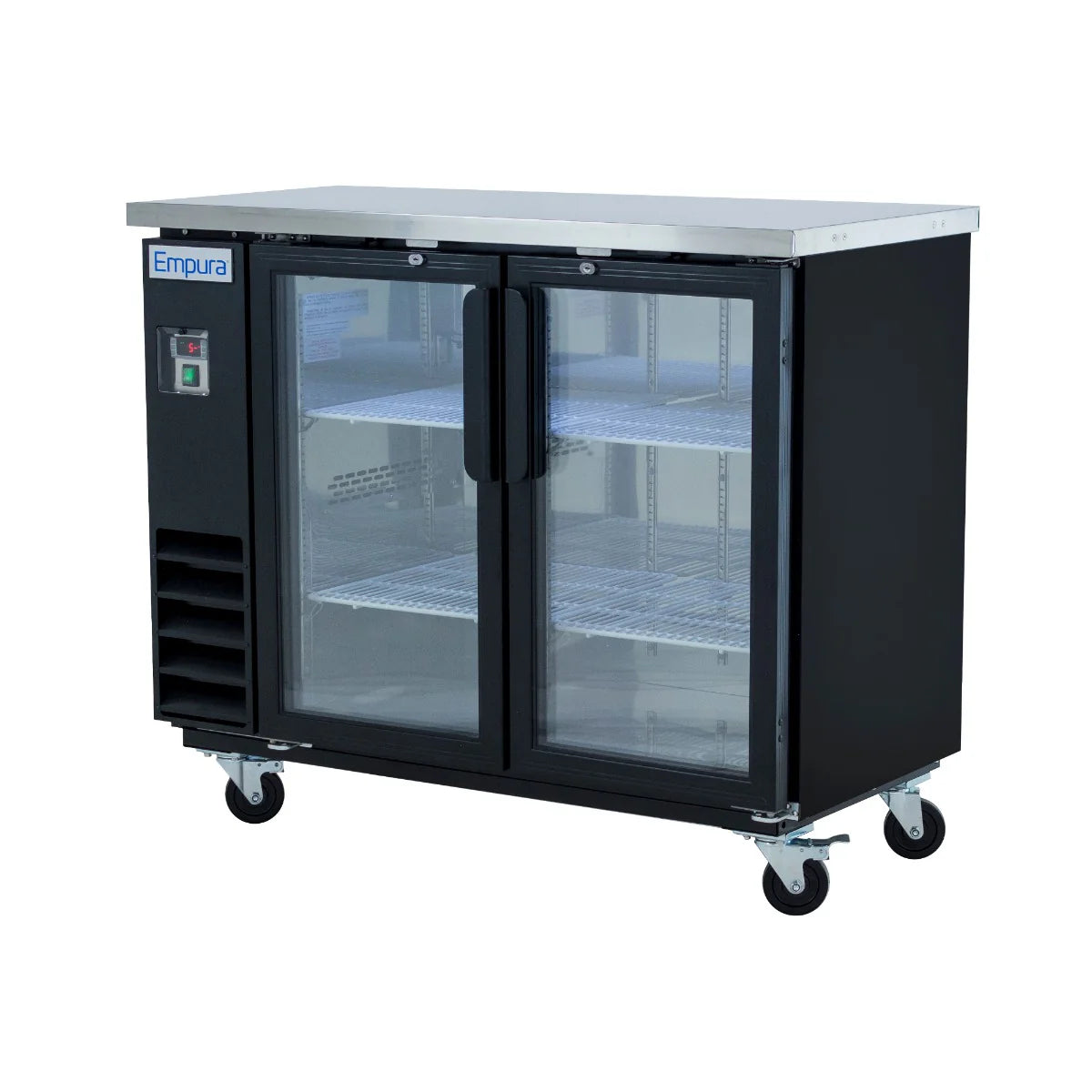 Empura Refrigeration E-KBB48-2G-24 Back Bar Cooler 49.1"W X 24.4"D X 41.7"H 12.5 Cu. Ft. Capacity