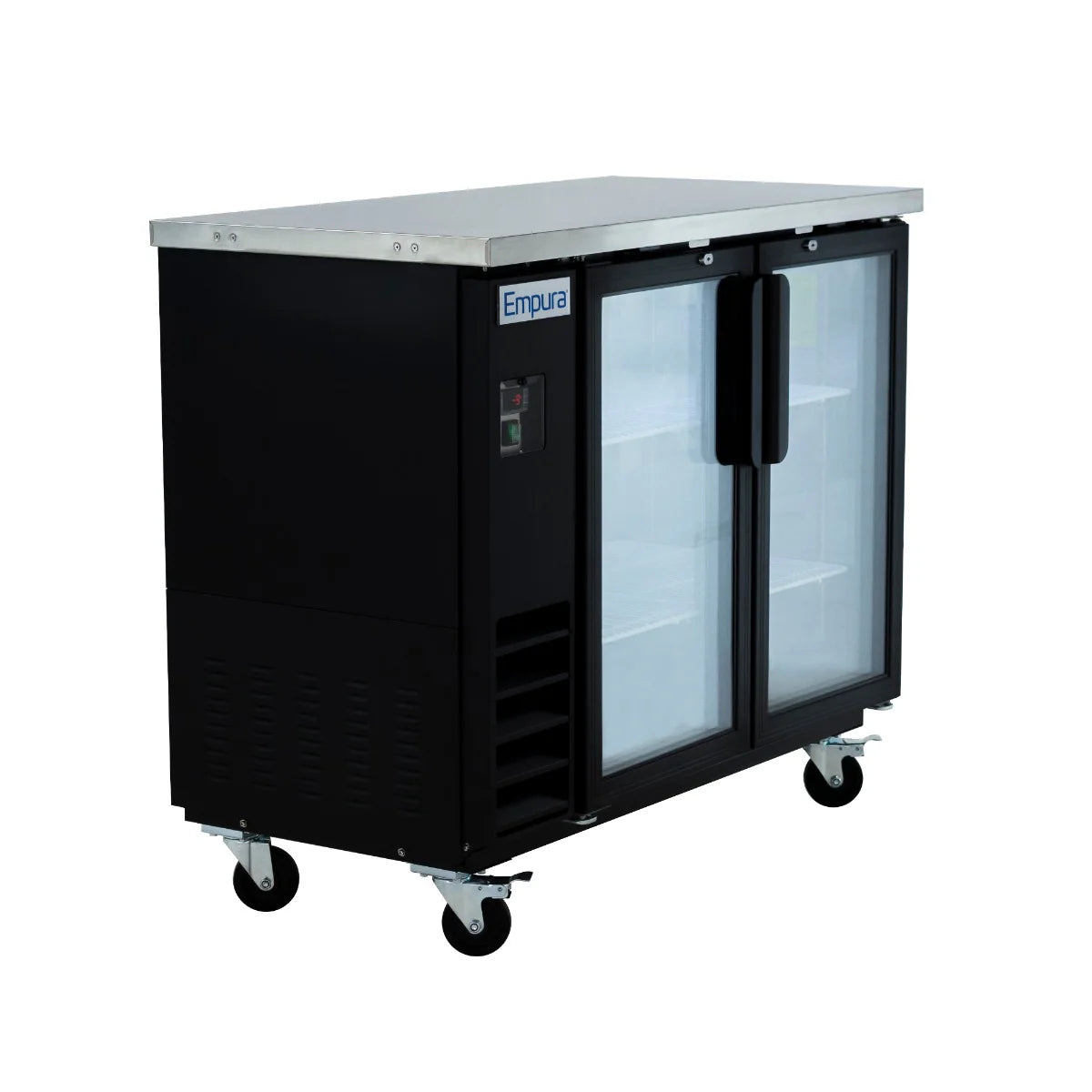 Empura Refrigeration E-KBB48-2G-24 Back Bar Cooler 49.1"W X 24.4"D X 41.7"H 12.5 Cu. Ft. Capacity