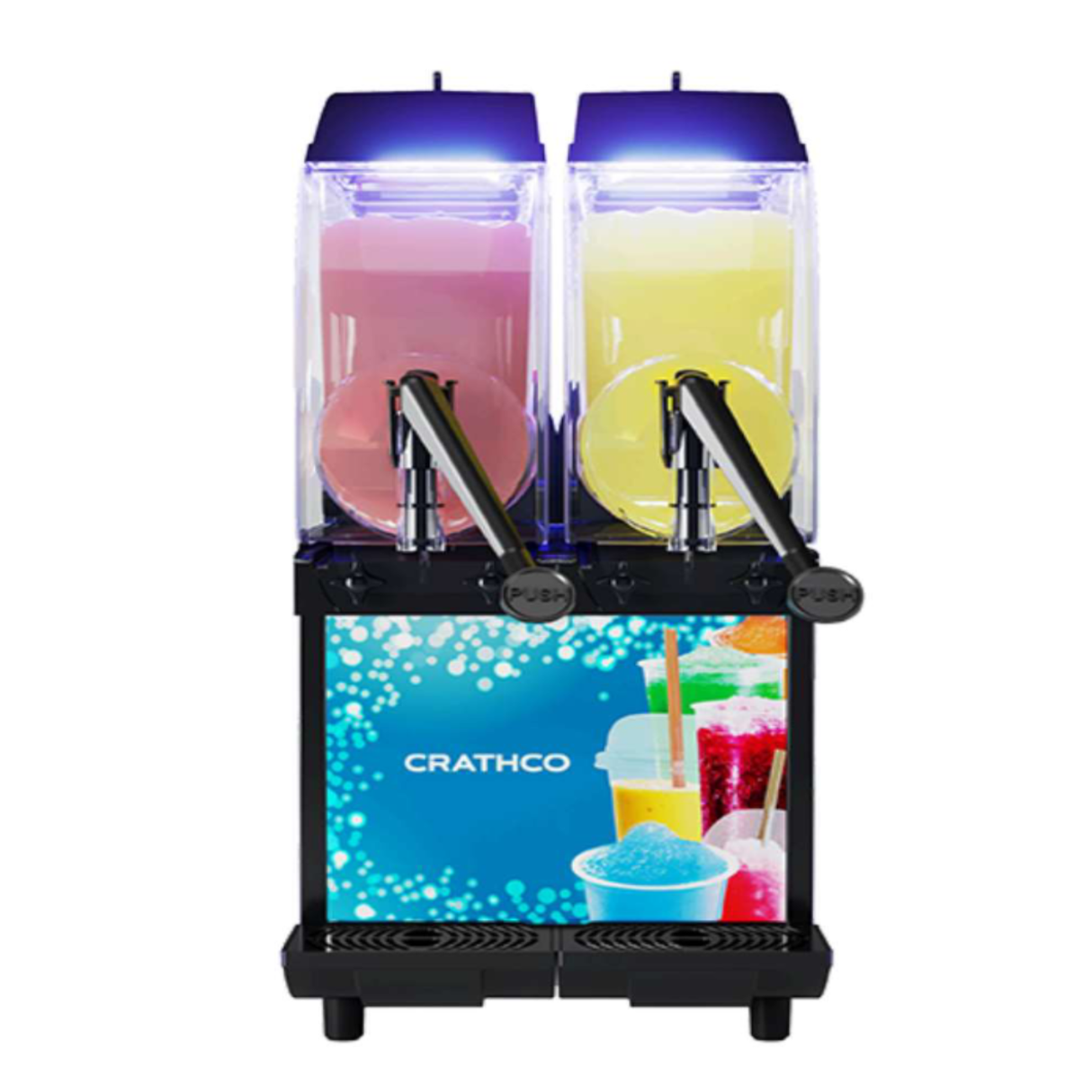 Crathco I-PRO 2M W/ LIGHT GRINDMASTER Beverage (LV560535) Crathco® I-PRO 2M Frozen Granita Dispenser With Light Panel