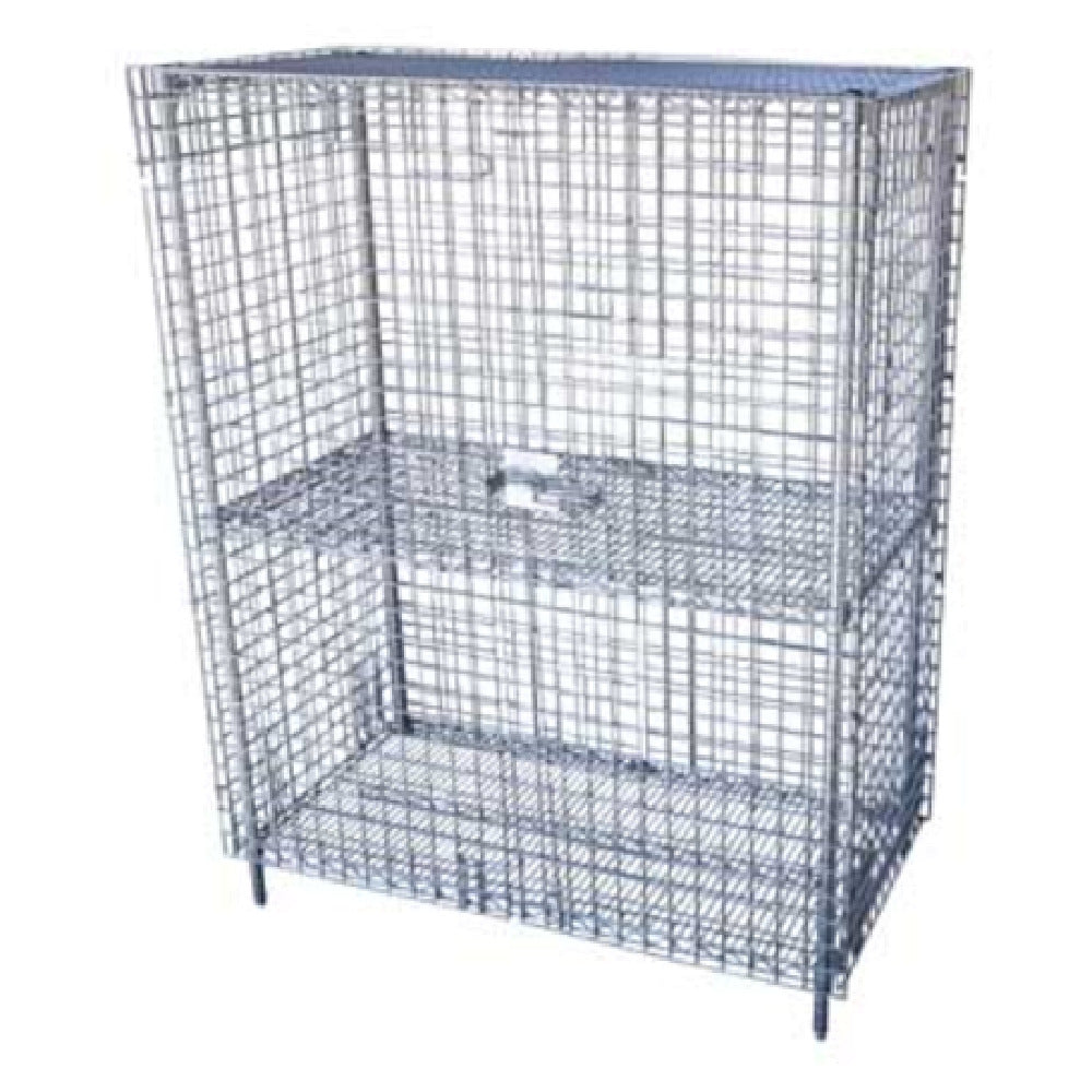 Serv-Ware SC48SL-CWP - Serv-Ware - Wire Shelving - Chrome Security Unit (5 Pcs) 48" W X 25.6" D X 69.4" H