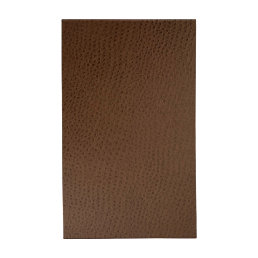 Risch CH-2V 8.5X14 Chesterfield Padded Ostrich Texture Faux-leather Menu Cover (specify Color)