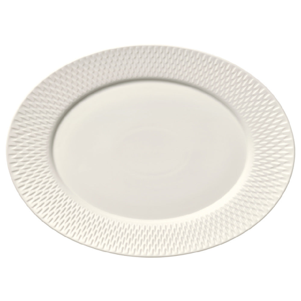 Bauscher Hepp 692068 - Platter, 7.1" X 5.1", Oval With Rim Relief