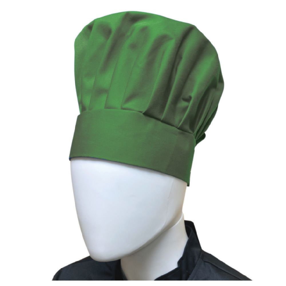 Thunder Group CH013LG Chef Regalia Adjustable Velcro Closure Chef Hats 13.5" High Overall