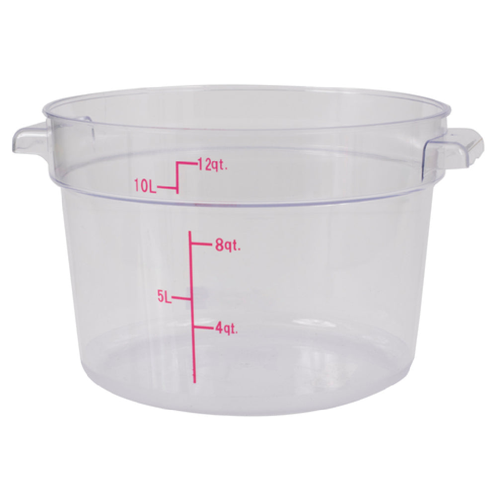 Stanton Trading PCR-12 - Food Storage Container, Round, 12 Qt.