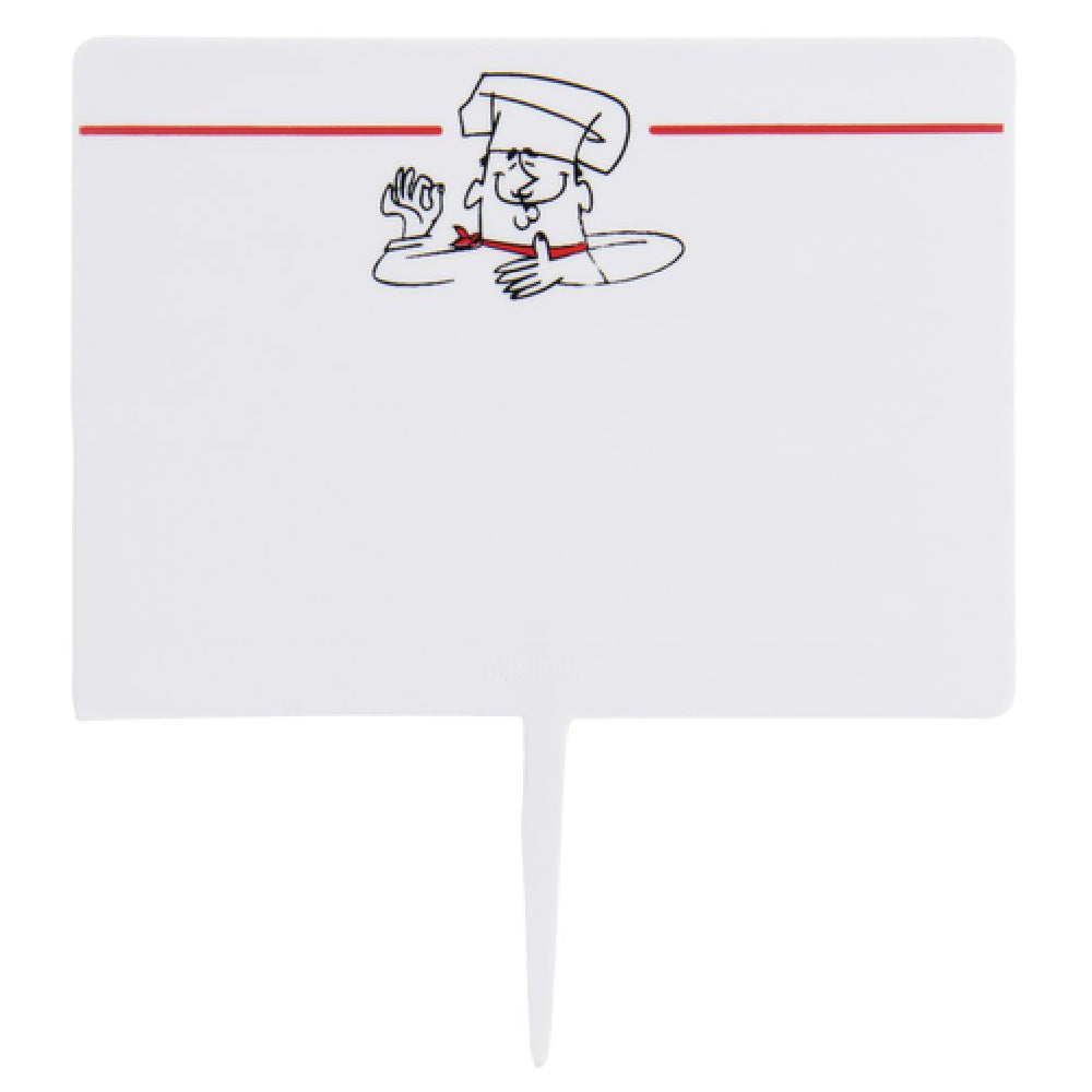 Hubert 86569 - Tag, 3-1/2" X 2-1/2"H, Rectangular