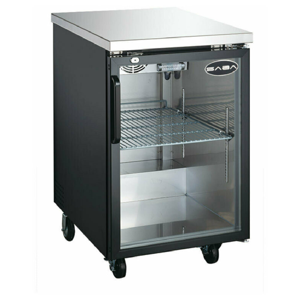 SABA SBB-27-23G Back Bar Cooler One-section 23-1/2" W