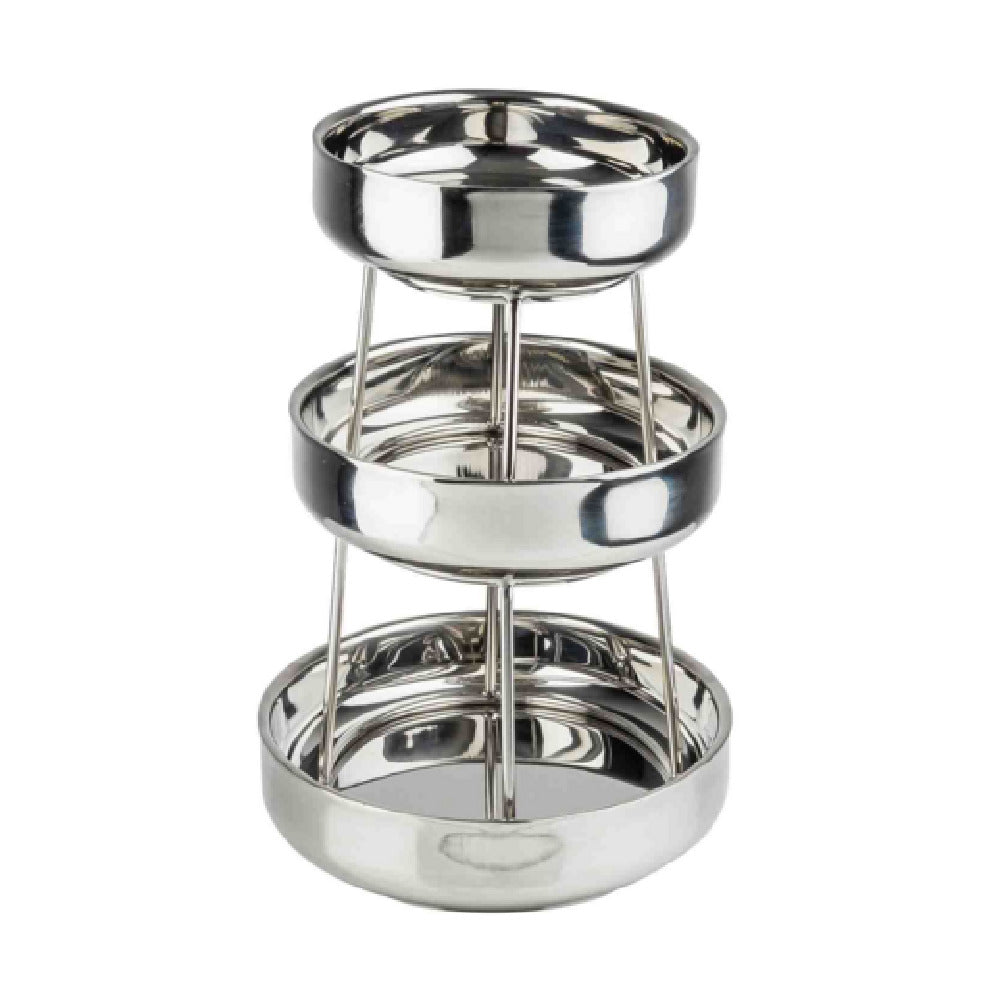TableCraft Products 12913 - Double Wall Seafood Tower, Three-tier, Round