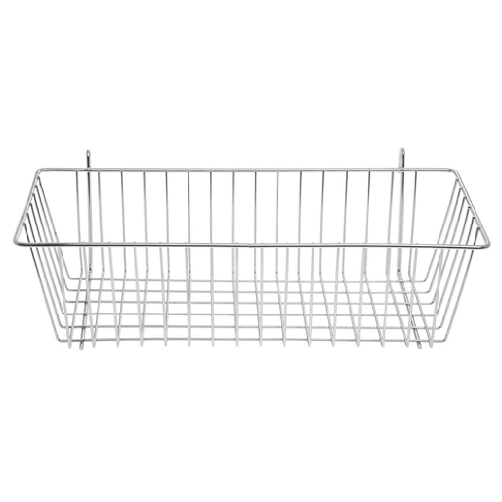 Hubert 75270 - Basket, 17-1/2" X 7-1/2" X 5-1/4"H, With Hooks