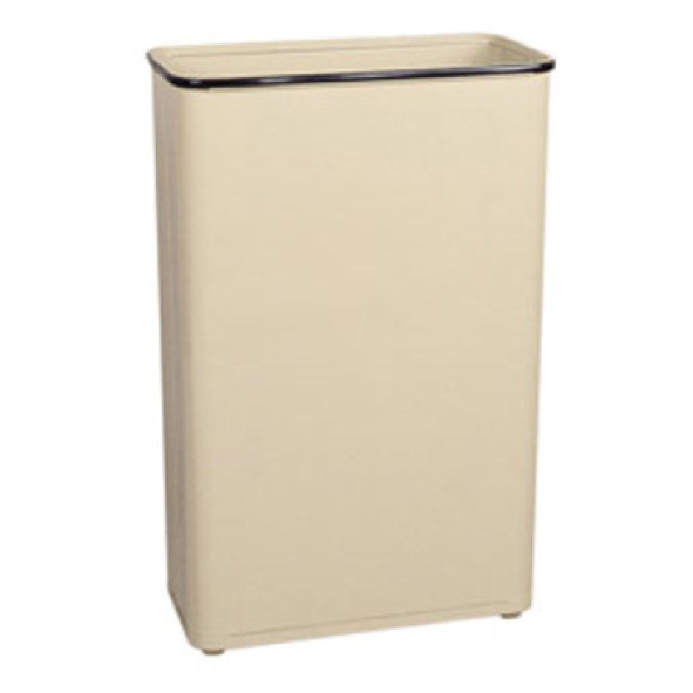 Rubbermaid FGWB96RAL - Steel Wastebasket, 11" L X 21" W X 30" H, 96 Qt. Capacity