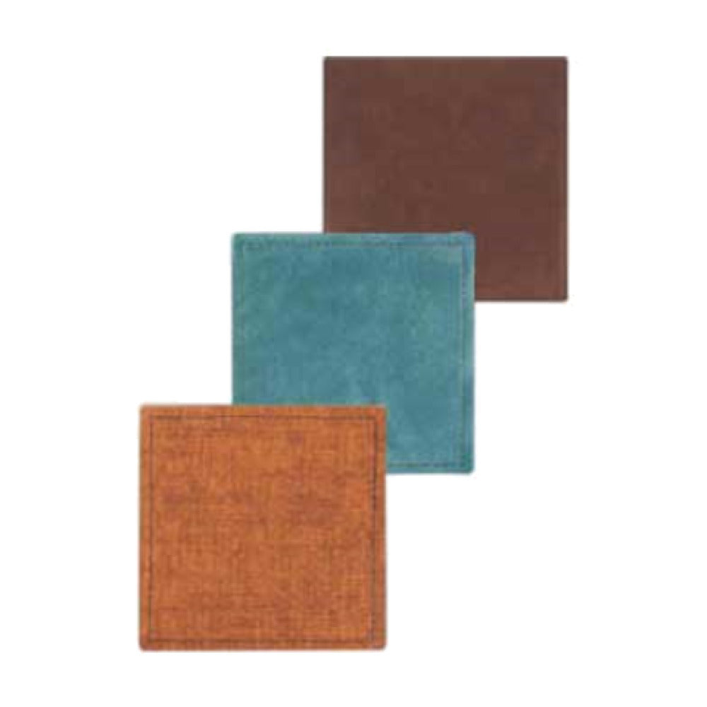 Menu Solutions CST-4 Coaster 4" X 4" Leather-like Material Top