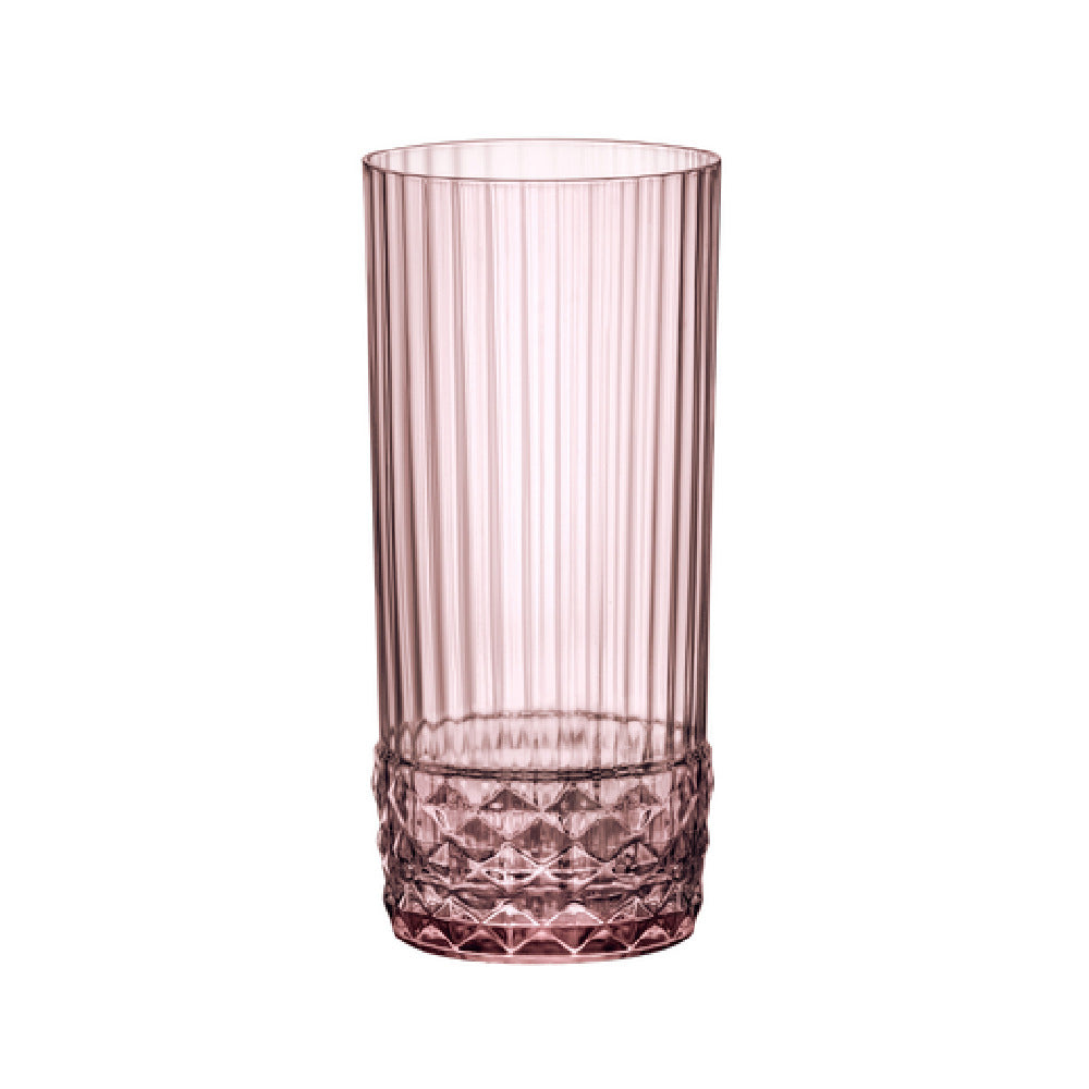 Steelite 49213Q946 Cooler Glass 16-1/2 Oz. (H 6-1/4" M 3" T 3" B 2-1/2") Lilac Rose