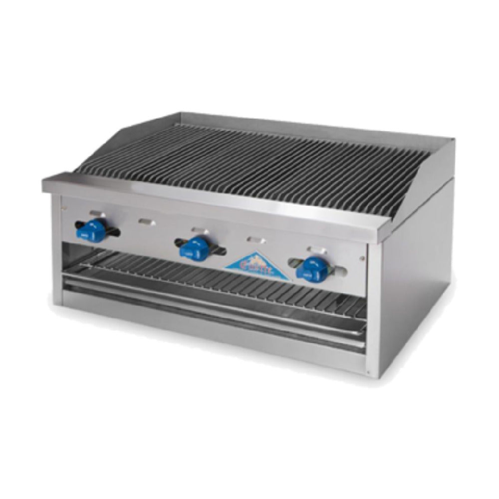 Comstock-Castle FHP36-36RBB Char-Broiler-Warmer Combination Countertop Gas