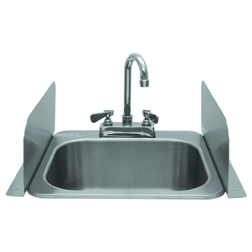 GSW USA SP-S1506 Splash Guard For Hand Sink Deck Mount 15"W X 6"H
